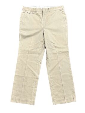 Vintage Thomson Khaki Trousers Men’s 36x30 Beige Dress Pants Slacks Mid Rise